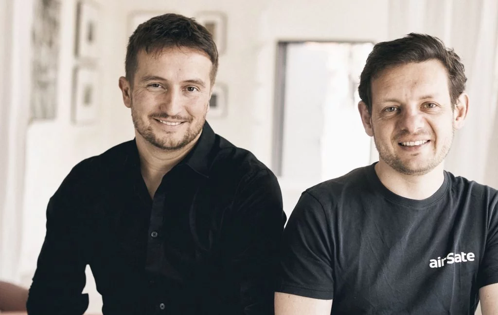 Michal Wedzicha, Head of airSlate Poland, and Borya Shakhnovich, CEO of airSlate. Photo by: Bartek Sadowski
