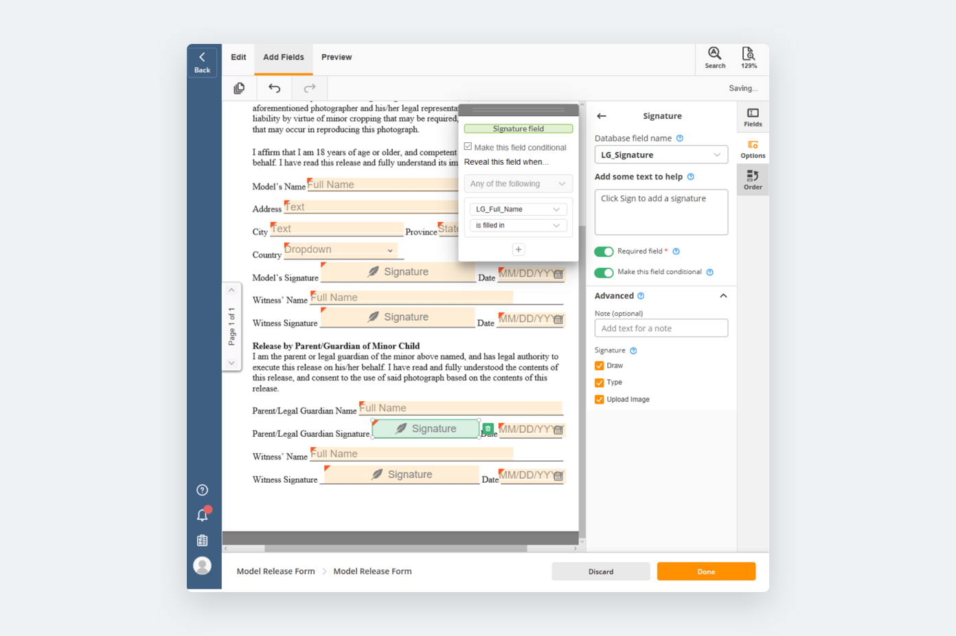 Adding fields in a document - airSlate Adding fields in a document - airSlate
