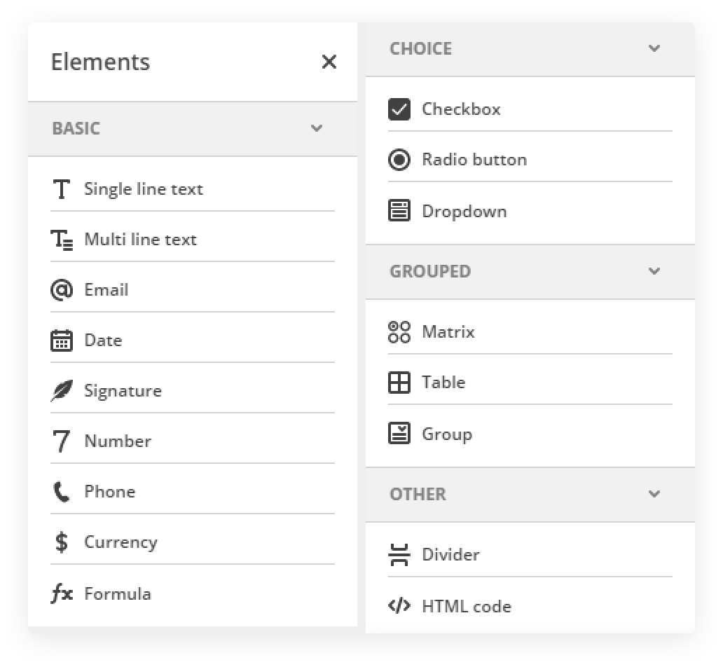 Add elements to a Form or Survey in airSlate Add elements to a Form or Survey in airSlate