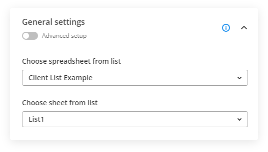 Bot General settings Bot General settings