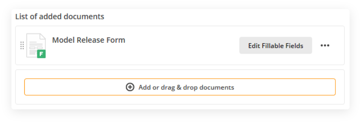 List of added documents in airSlate List of added documents in airSlate